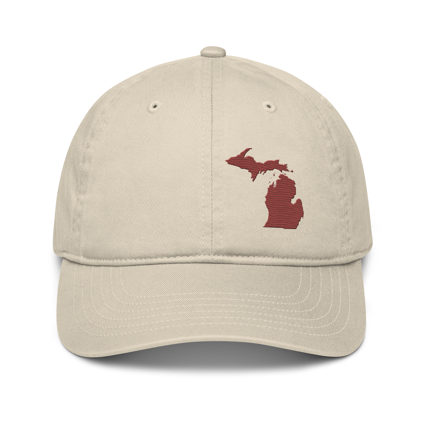 Michigan Classic Baseball Cap | Ore Dock Red Outline