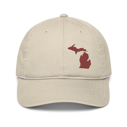 Michigan Classic Baseball Cap | Ore Dock Red Outline