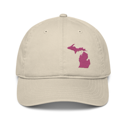 Michigan Classic Baseball Cap | Apple Blosom Pink Outline