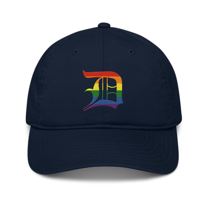 Detroit 'Old English D' Classic Baseball Cap (Rainbow Pride Edition)