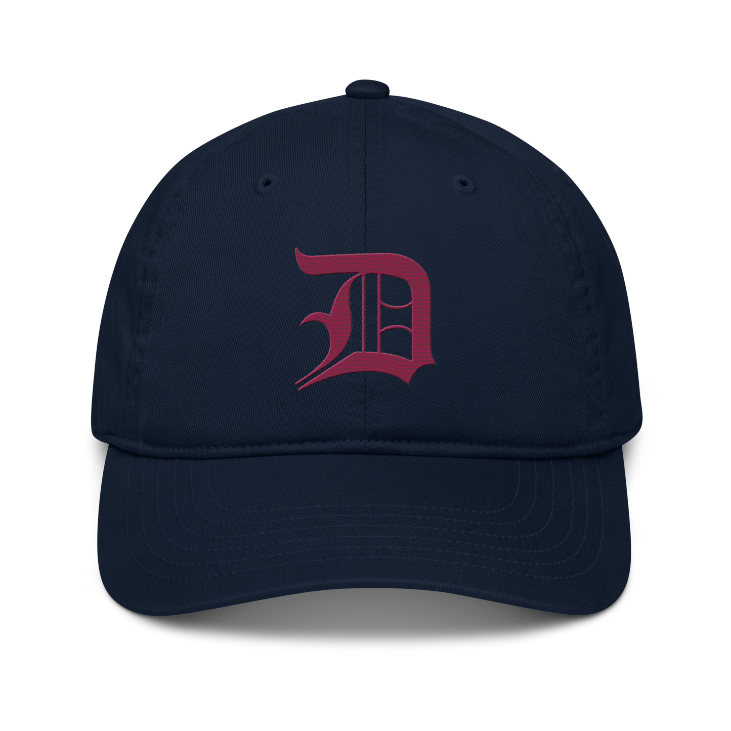 Detroit 'Old English D' Classic Baseball Cap (Ruby Red)