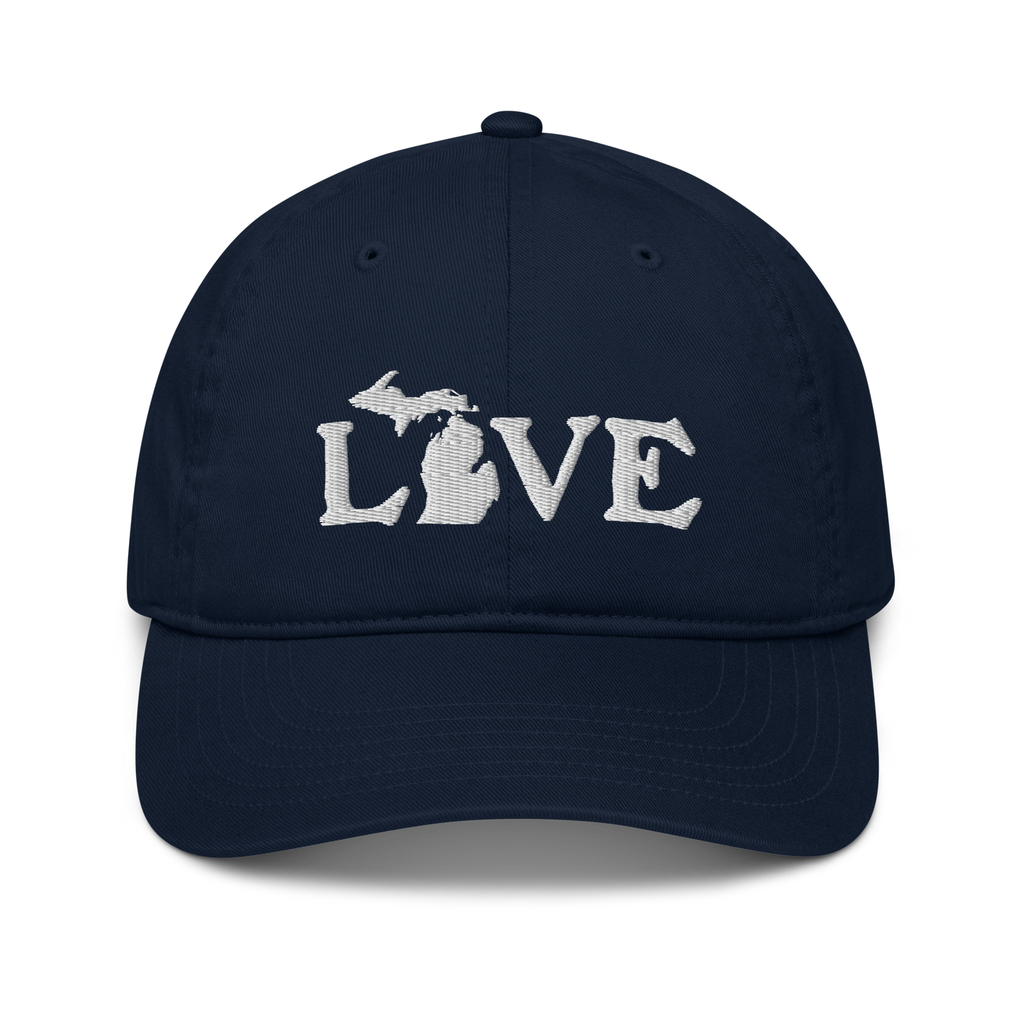 Michigan 'Love' Classic Baseball Cap (Woodcut Font)