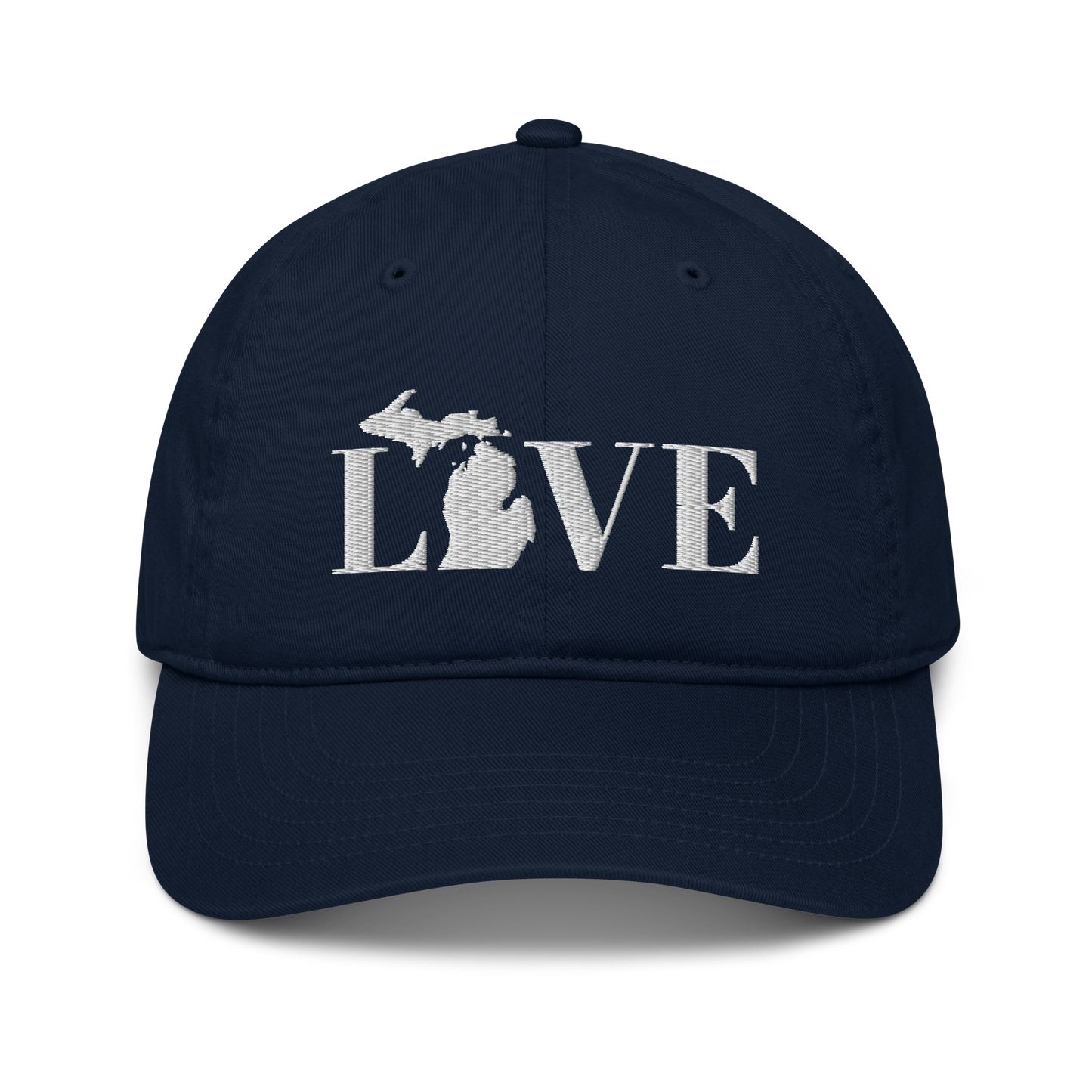 Michigan 'Love' Classic Baseball Cap (Didone Font)