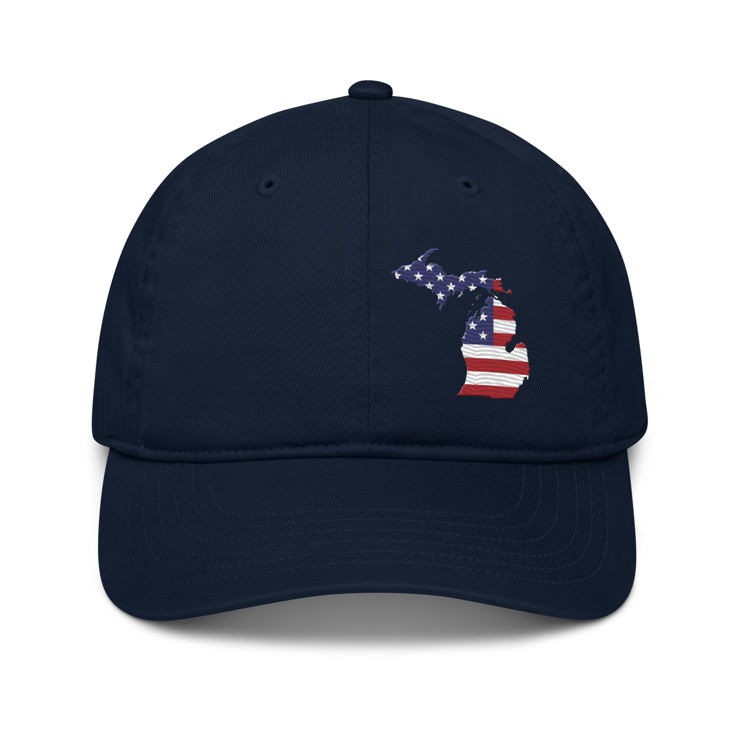 Michigan Classic Baseball Cap (USA Flag Outline)