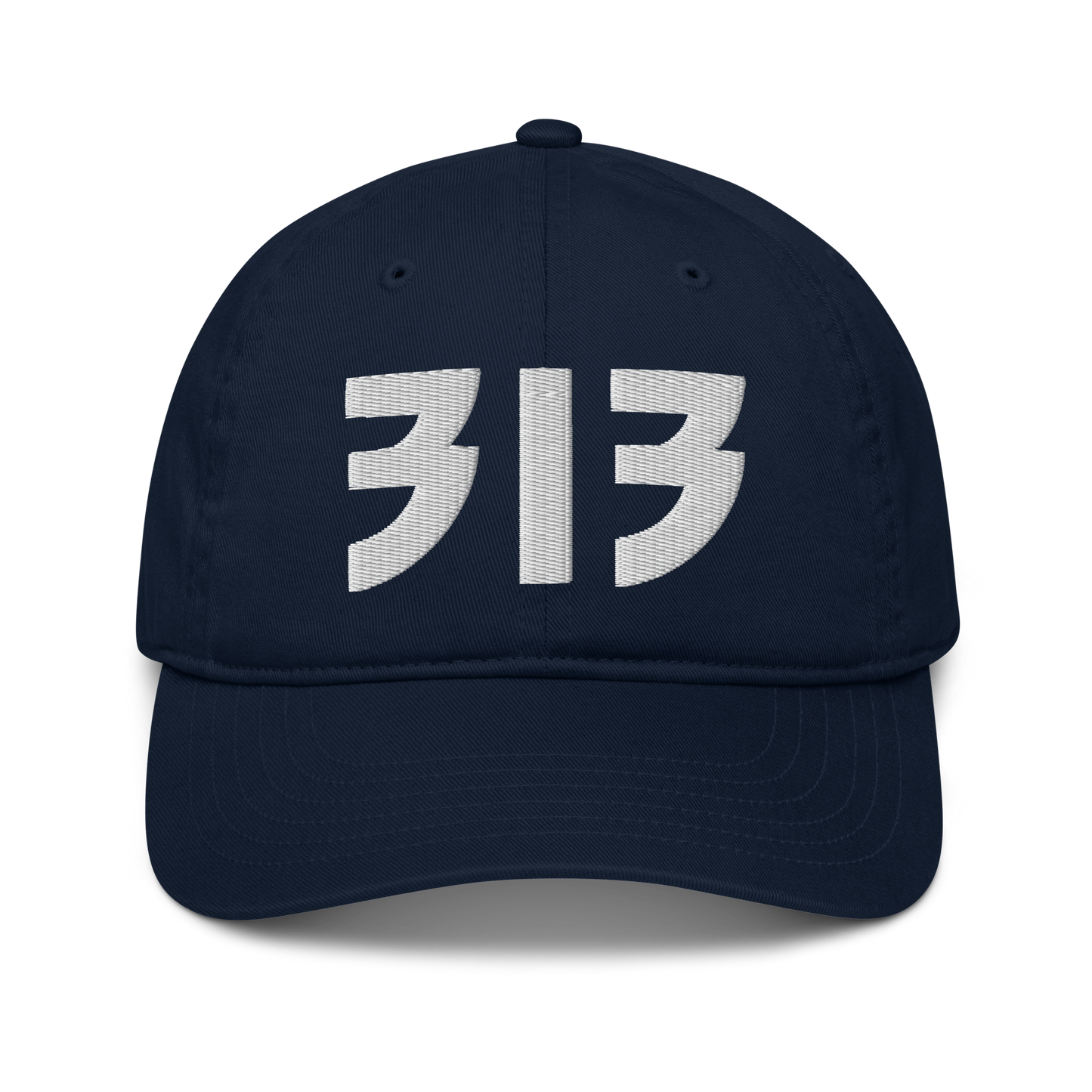 Detroit '313' Classic Baseball Cap (Glam Font)