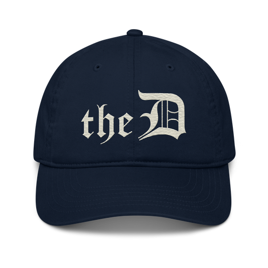 Detroit 'The D' Classic Baseball Cap | Ivory White