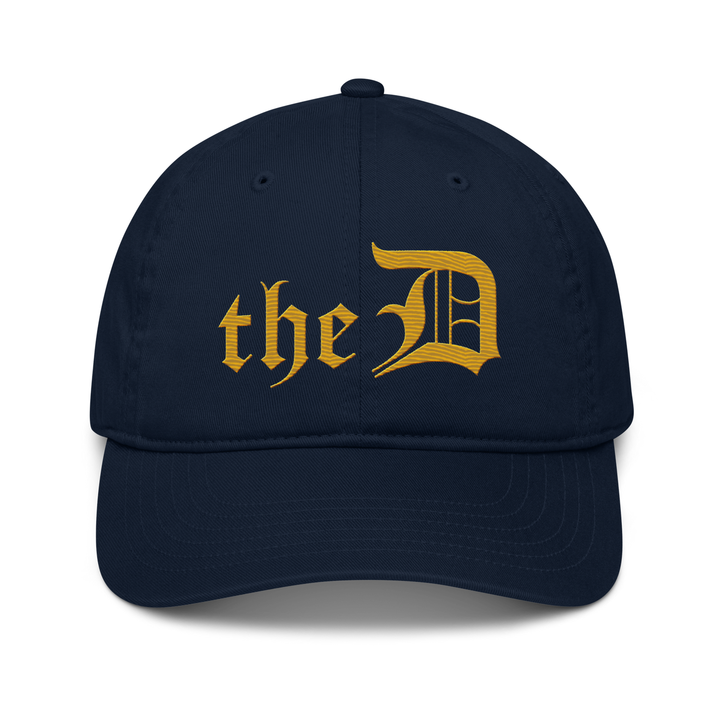 Detroit 'The D' Classic Baseball Cap | Gold