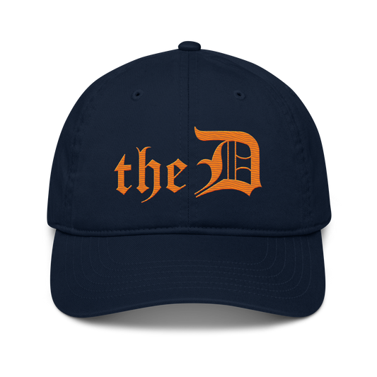 Detroit 'The D' Classic Baseball Cap | Orange