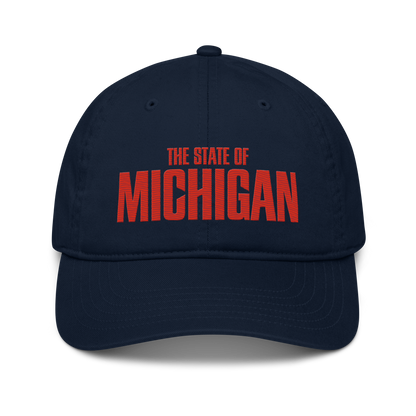 'The State of Michigan' Classic Baseball Cap | Flying Superhero Parody