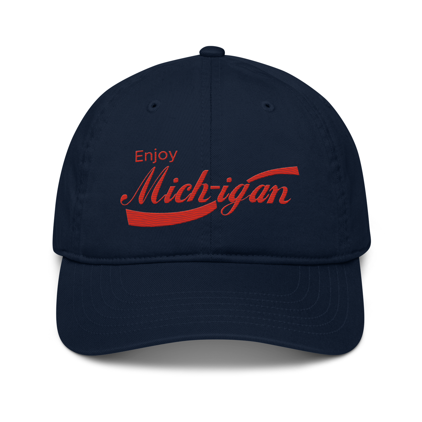 'Enjoy Michigan' Classic Baseball Cap | Sodapop Parody