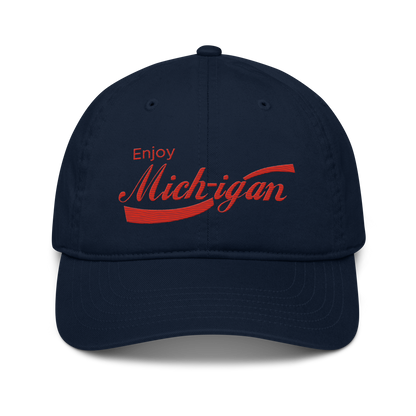 'Enjoy Michigan' Classic Baseball Cap | Sodapop Parody