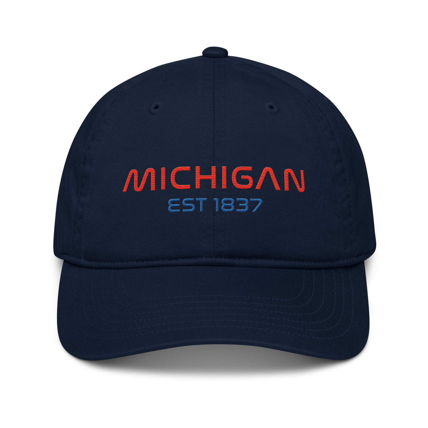 'Michigan EST 1837' Classic Baseball Cap | Space Agency Parody