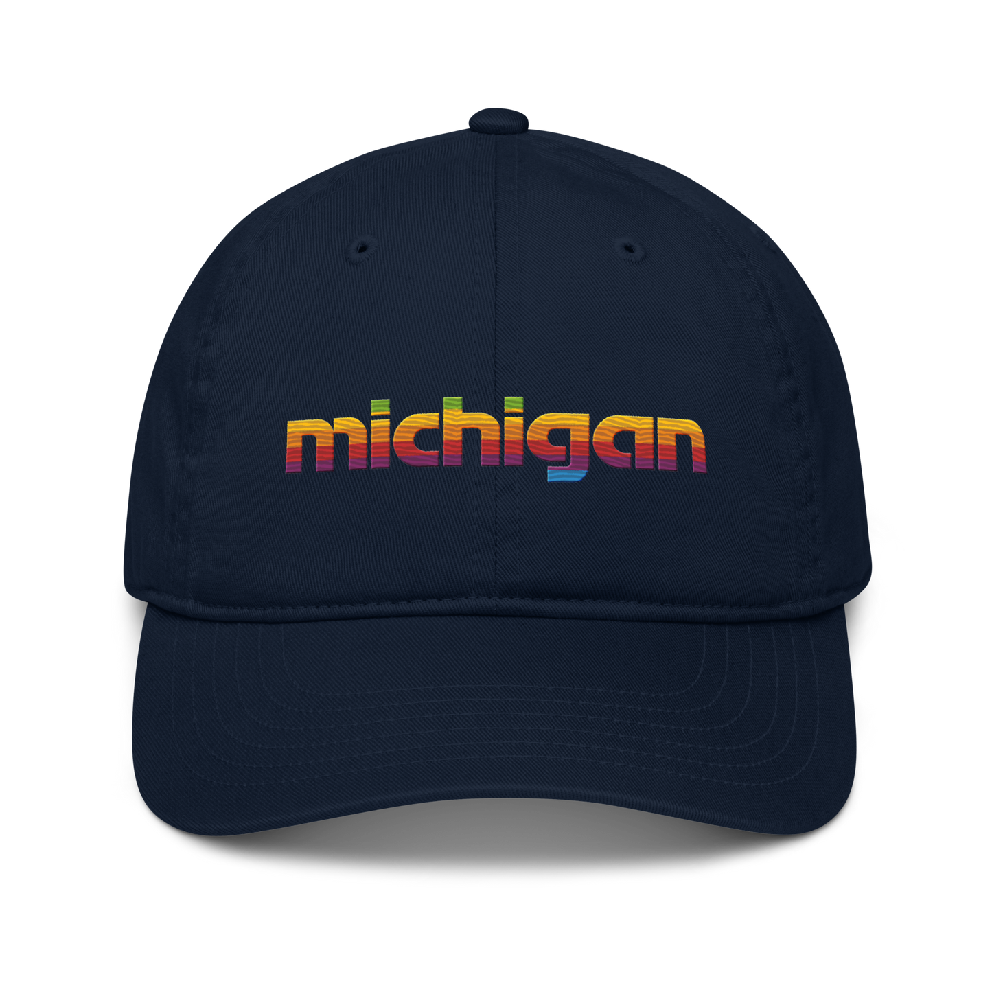 'Michigan' Classic Baseball Cap | 80s Pomaceous Tech Parody