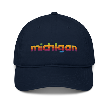 'Michigan' Classic Baseball Cap | 80s Pomaceous Tech Parody