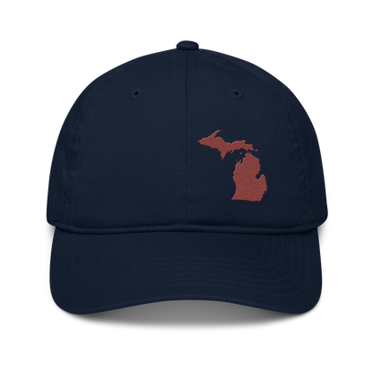 Michigan Classic Baseball Cap | Ore Dock Red Outline