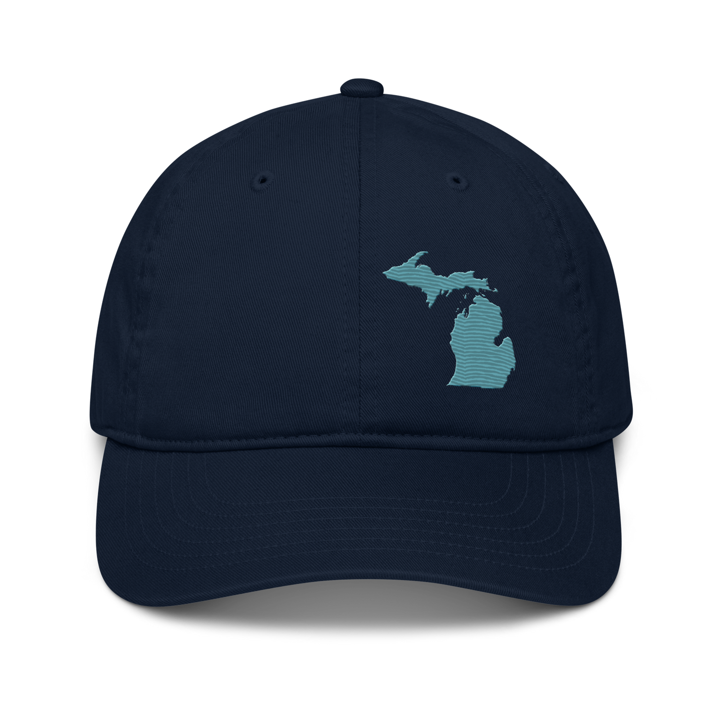 Michigan Classic Baseball Cap | Huron Blue Outline