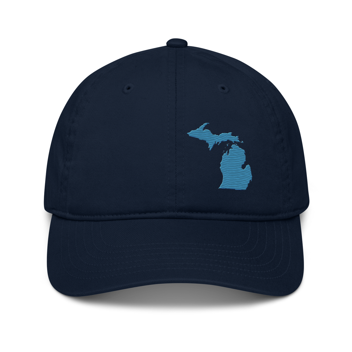 Michigan Classic Baseball Cap | Traverse Blue Outline