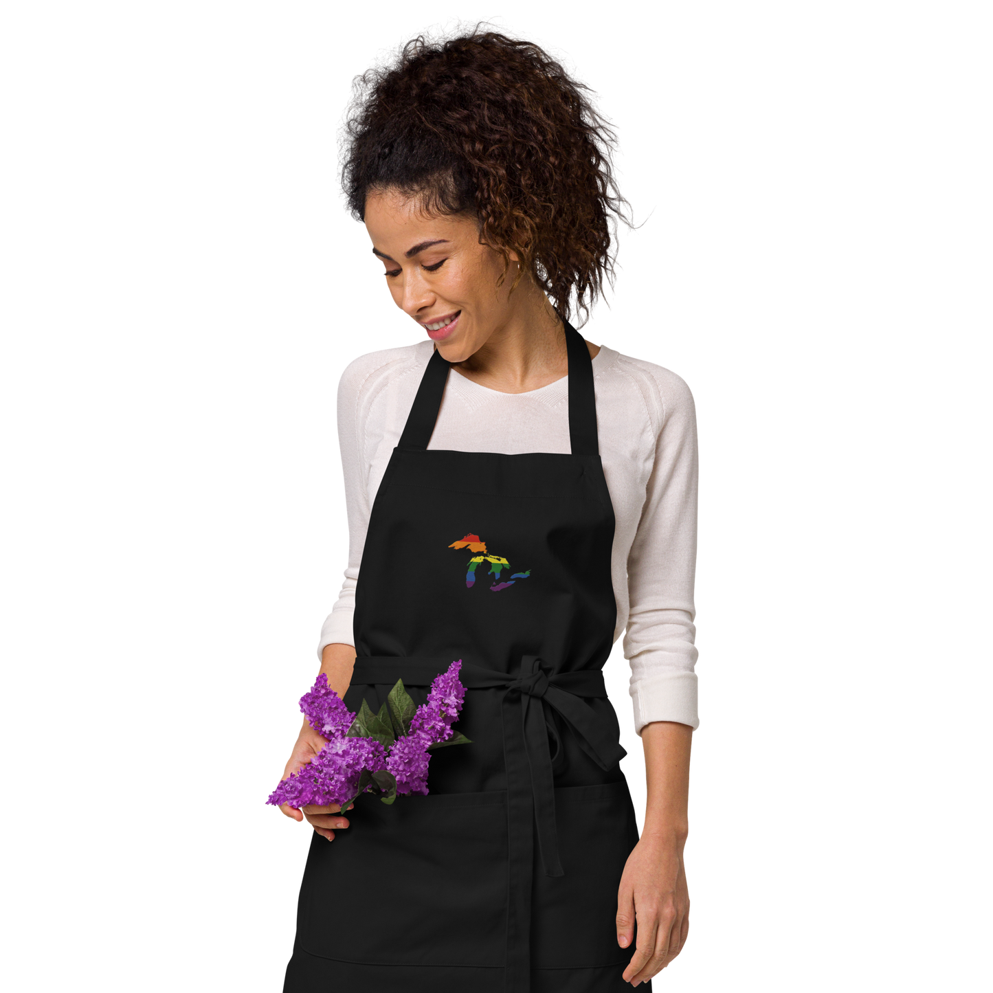 Great Lakes Apron | Unisex Emb. - Rainbow Pride Edition