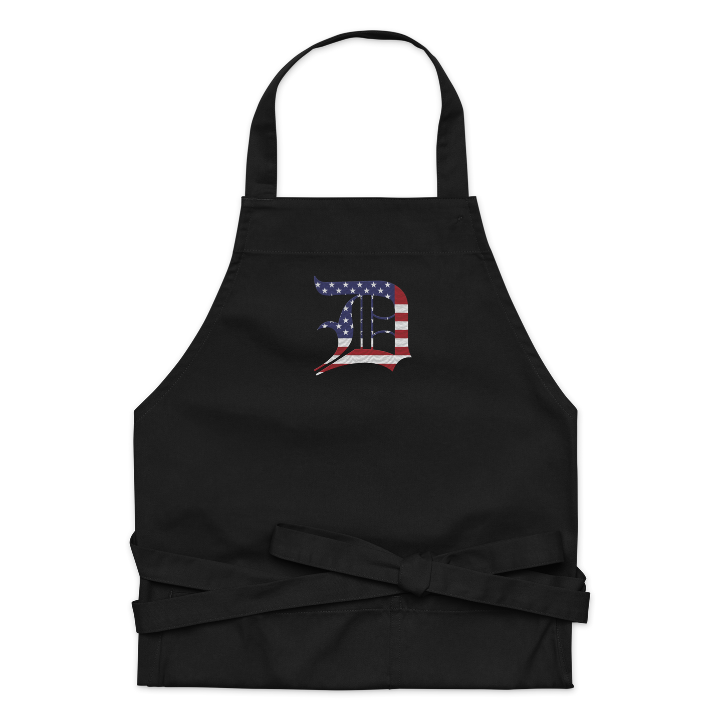 Detroit 'Old English D' Apron (Patriotic Edition) | Unisex Emb.