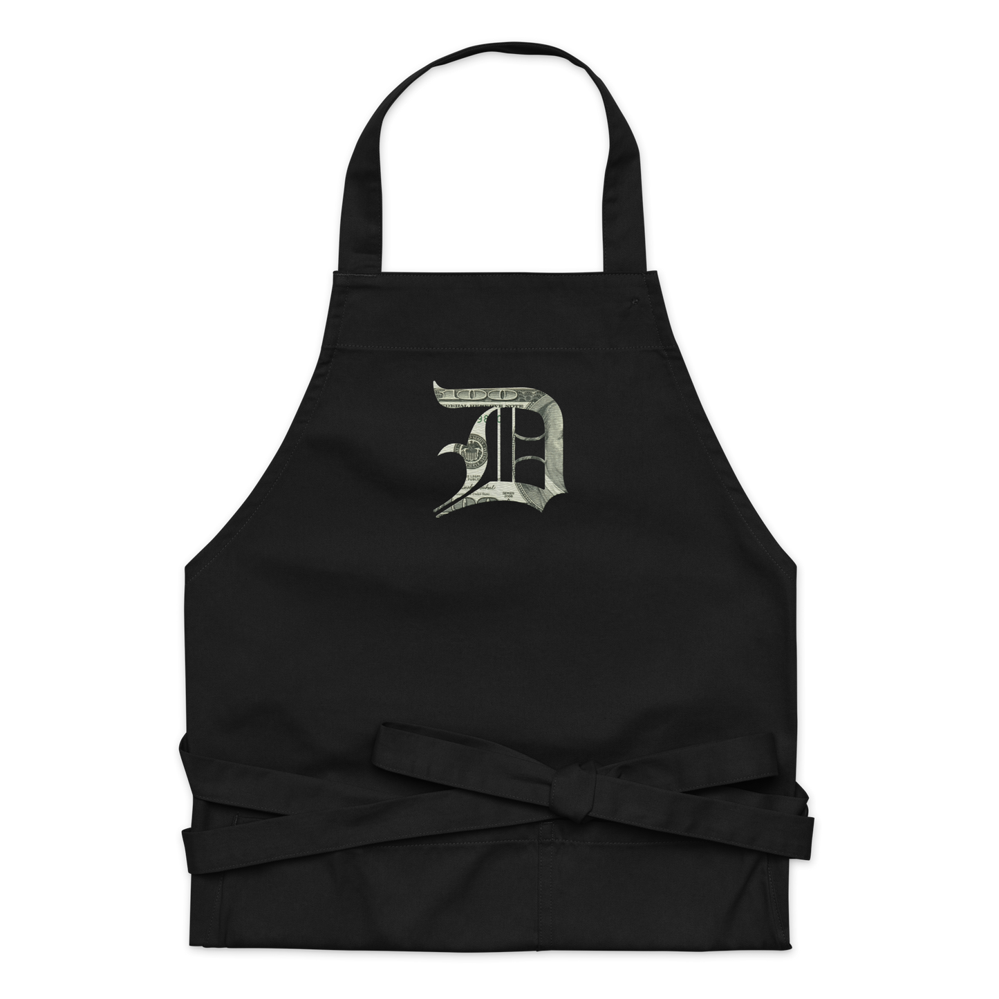 Detroit 'Old English D' Apron (Benjamins Edition) | Unisex Emb.