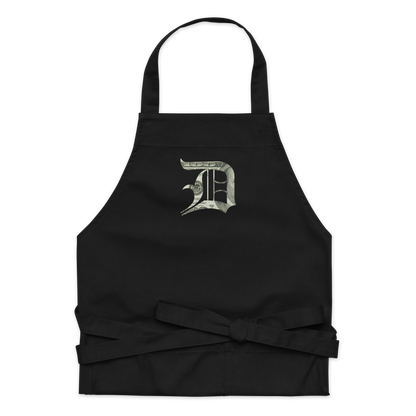 Detroit 'Old English D' Apron (Benjamins Edition) | Unisex Emb.