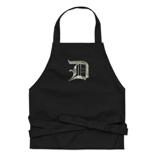 Detroit 'Old English D' Apron (Benjamins Edition) | Unisex Emb.