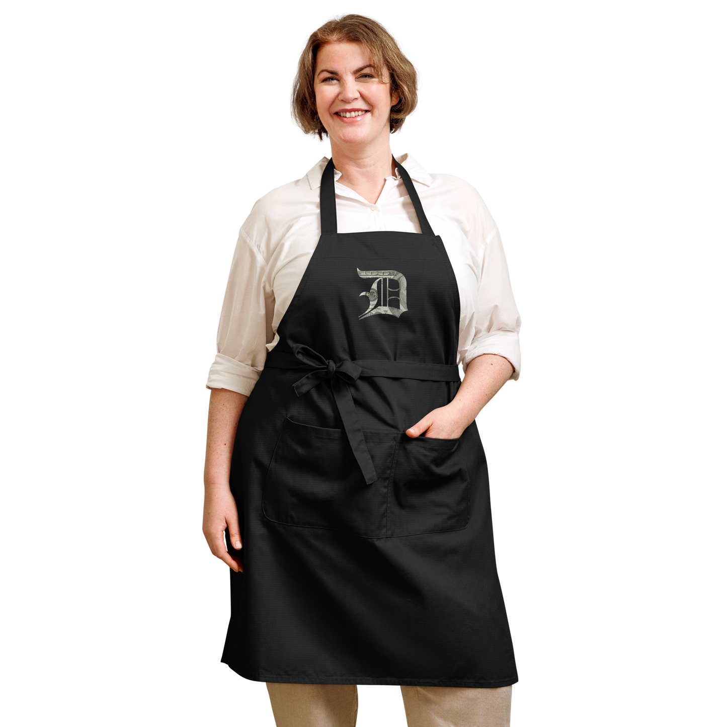 Detroit 'Old English D' Apron (Benjamins Edition) | Unisex Emb.