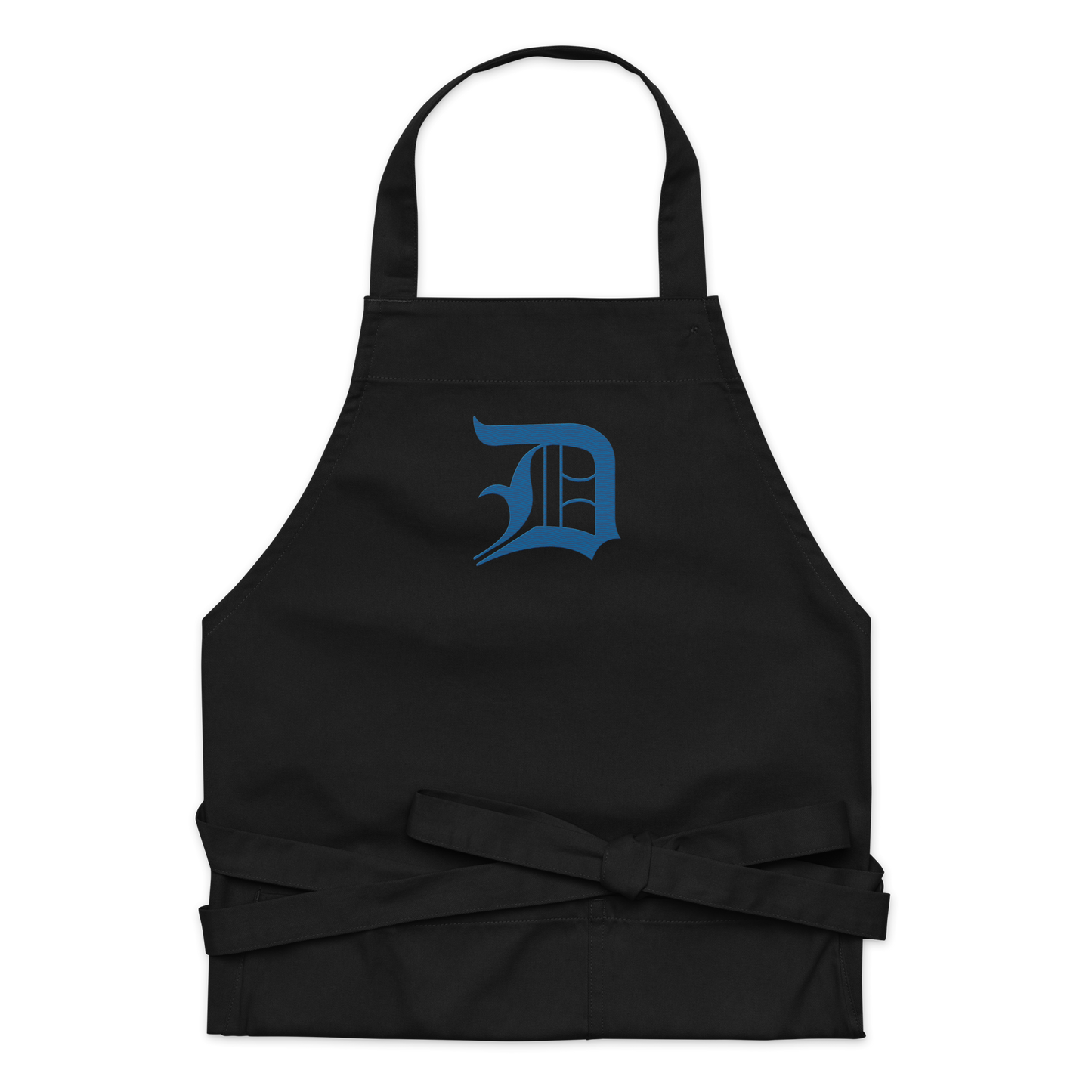 Detroit 'Old English D' Apron (Azure) | Unisex Emb.