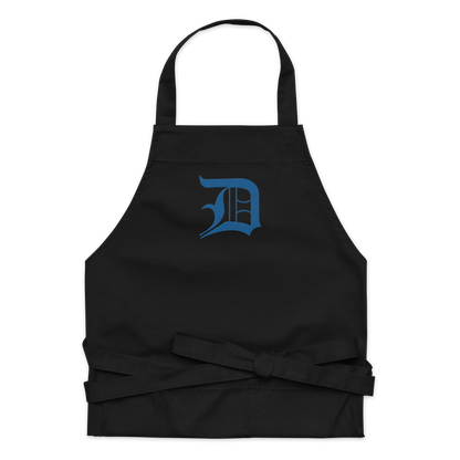 Detroit 'Old English D' Apron (Azure) | Unisex Emb.