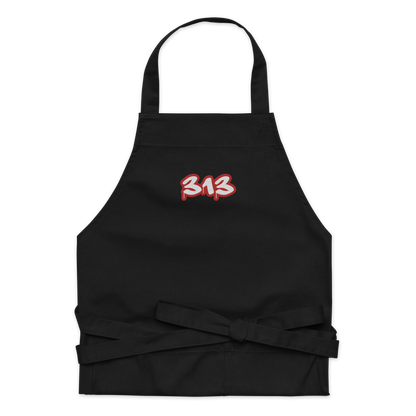 Detroit '313' Apron (Aliform Red) | Unisex Emb.