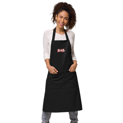 Detroit '313' Apron (Aliform Red) | Unisex Emb.