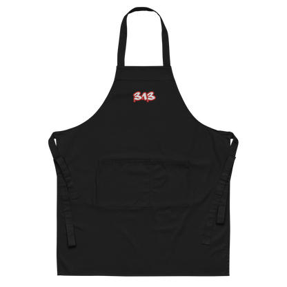 Detroit '313' Apron (Aliform Red) | Unisex Emb.