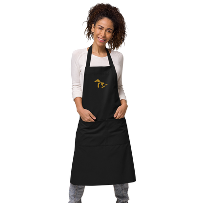 Great Lakes Apron | Unisex Emb. - Gold