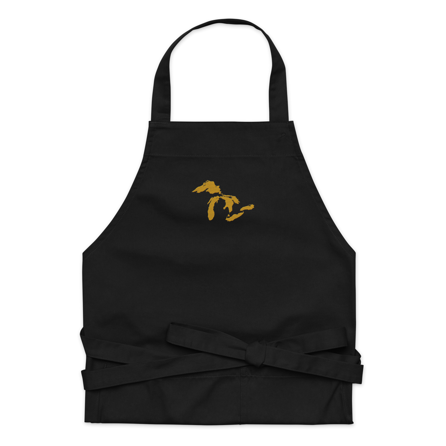 Great Lakes Apron | Unisex Emb. - Gold