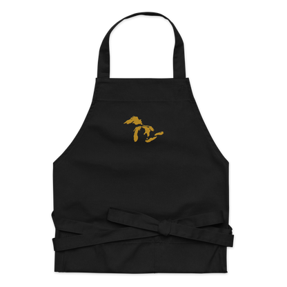 Great Lakes Apron | Unisex Emb. - Gold