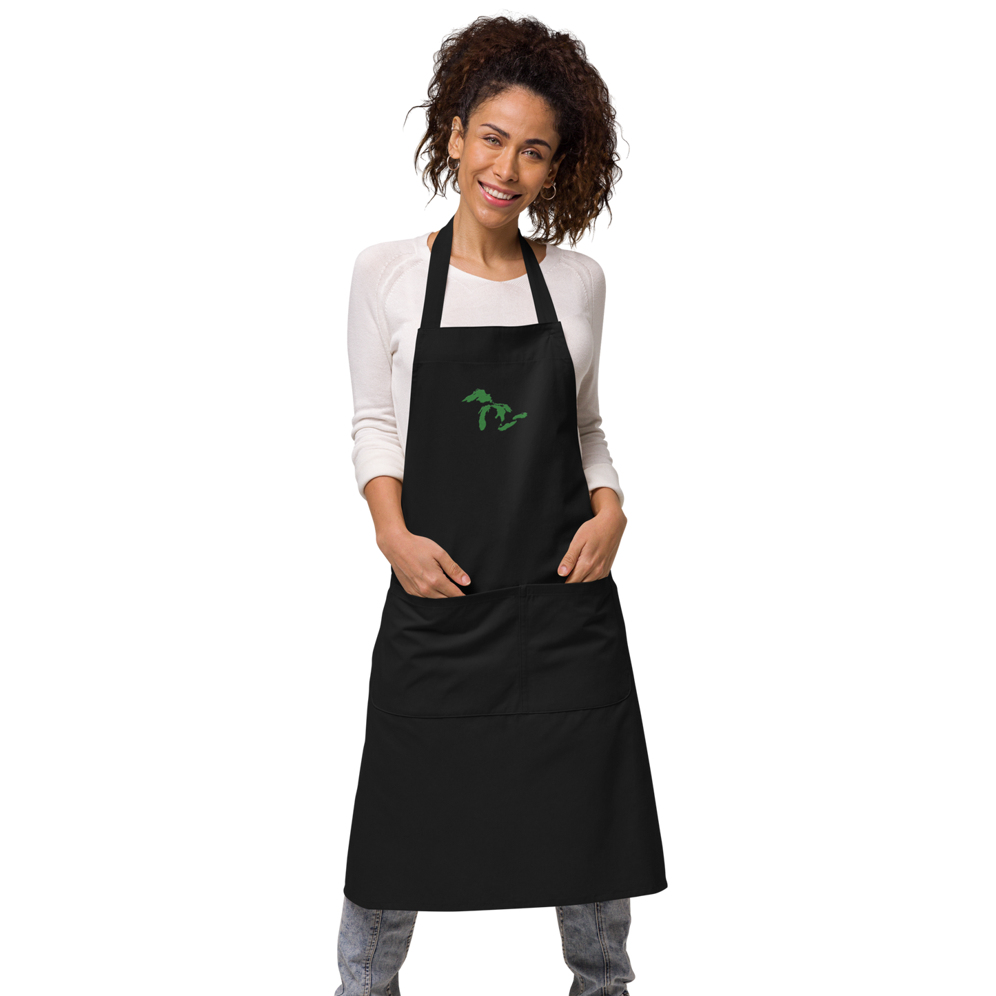 Great Lakes Apron | Unisex Emb. - Shamrock Green