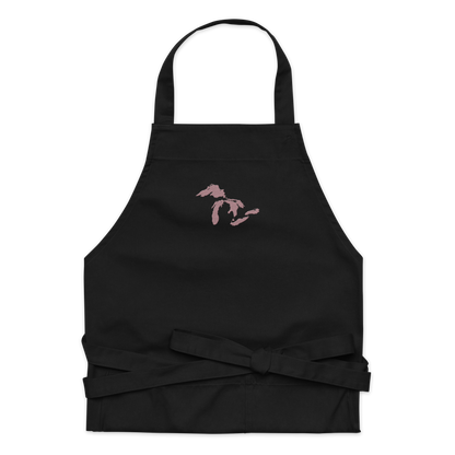 Great Lakes Apron | Unisex Emb. - Cherry Blossom Pink