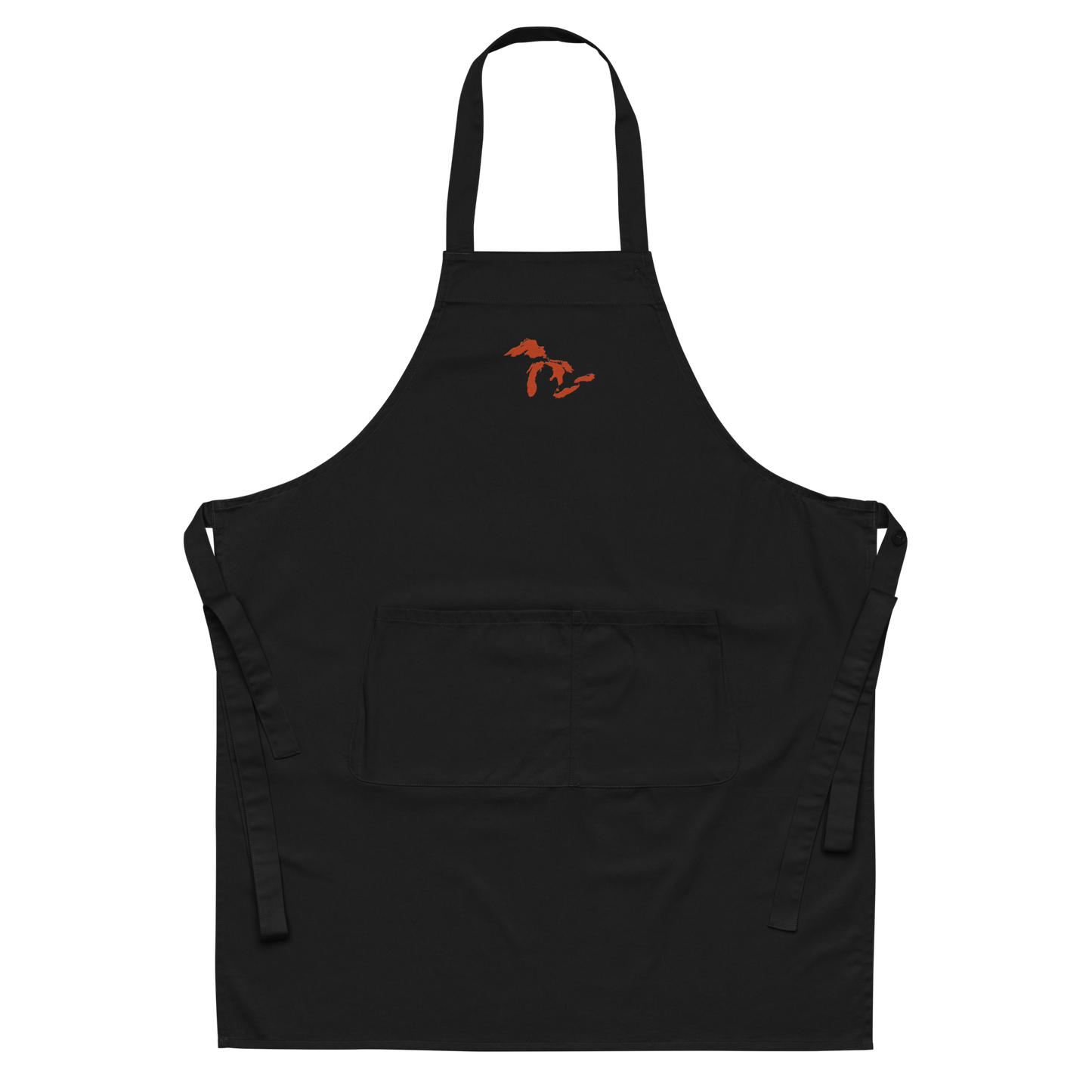 Great Lakes Apron | Unisex Emb. - Maple Leaf Orange