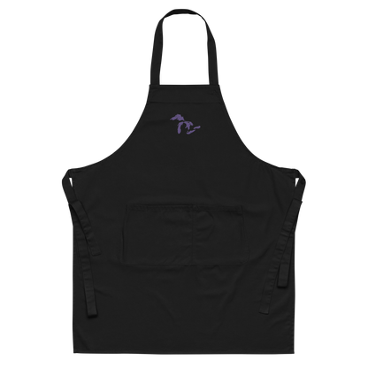 Great Lakes Apron | Unisex Emb. - Violet