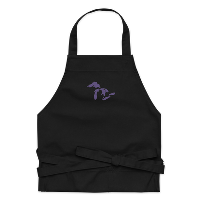 Great Lakes Apron | Unisex Emb. - Violet