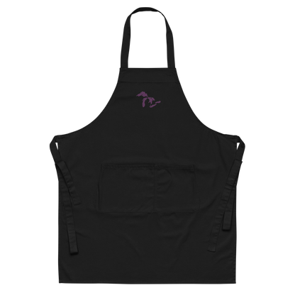 Great Lakes Apron | Unisex Emb. - Plum