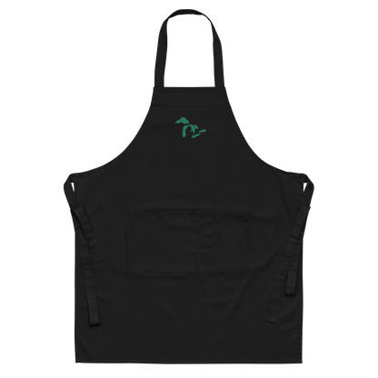 Great Lakes Apron | Unisex Emb. - Emerald Green