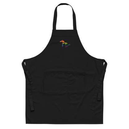 Great Lakes Apron | Unisex Emb. - Rainbow Pride Edition