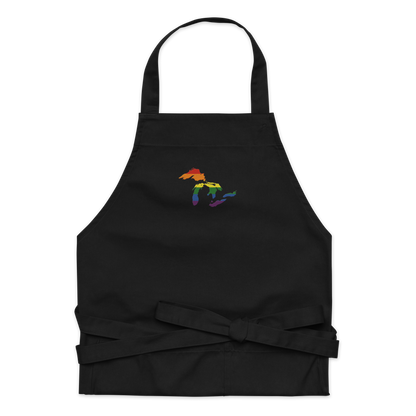 Great Lakes Apron | Unisex Emb. - Rainbow Pride Edition