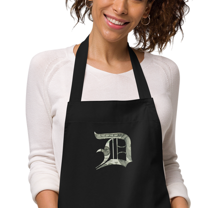 Detroit 'Old English D' Apron (Benjamins Edition) | Unisex Emb.