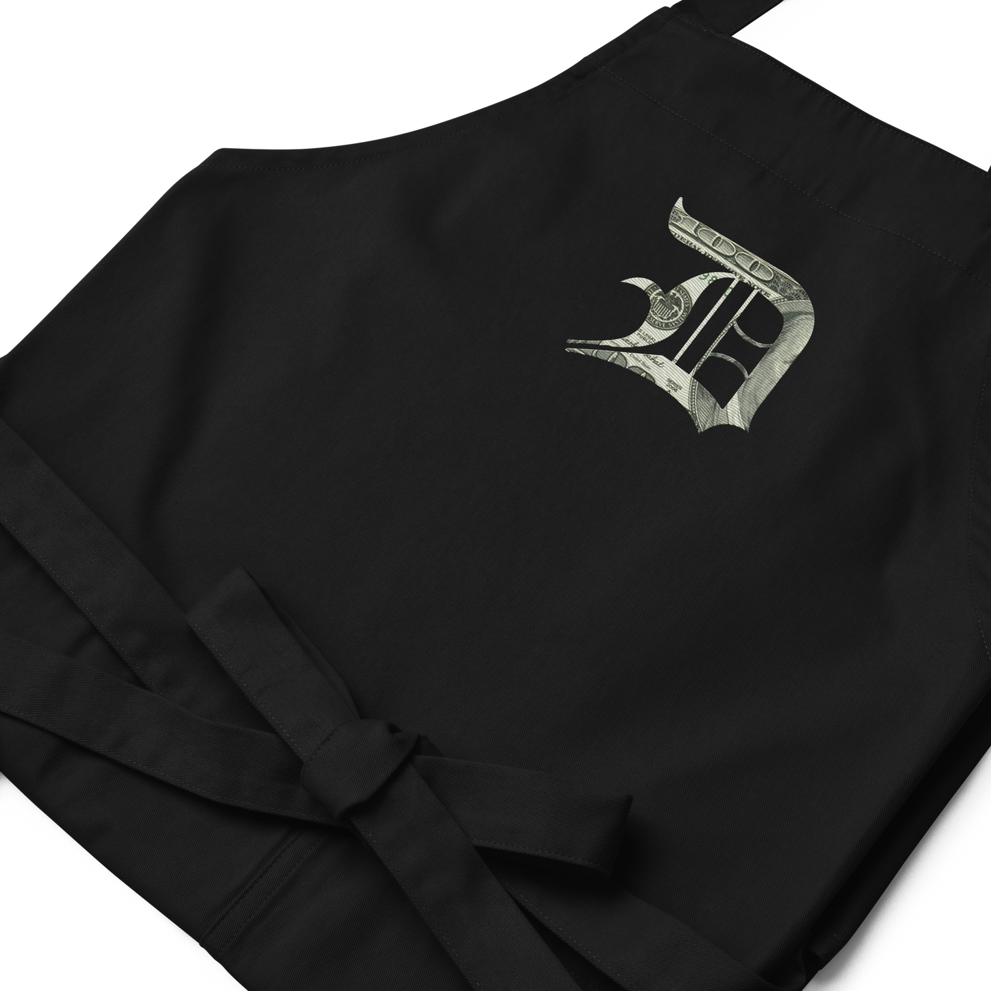 Detroit 'Old English D' Apron (Benjamins Edition) | Unisex Emb.