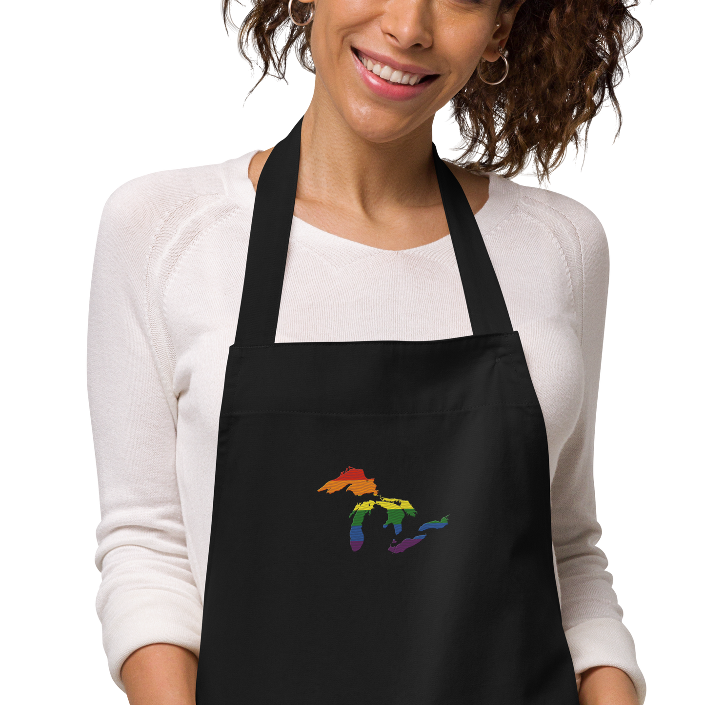 Great Lakes Apron | Unisex Emb. - Rainbow Pride Edition