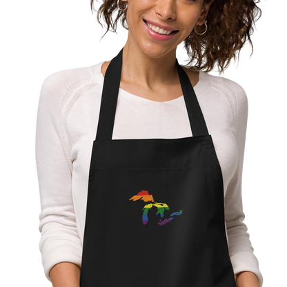 Great Lakes Apron | Unisex Emb. - Rainbow Pride Edition