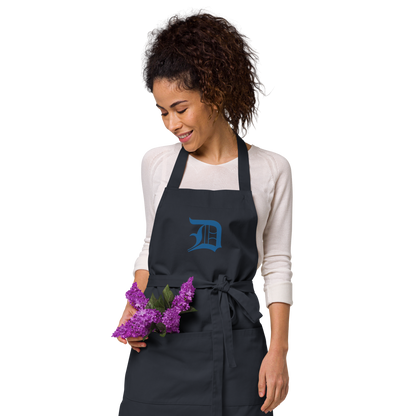 Detroit 'Old English D' Apron (Azure) | Unisex Emb.