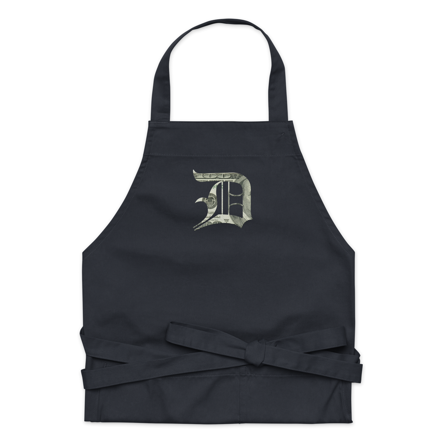 Detroit 'Old English D' Apron (Benjamins Edition) | Unisex Emb.